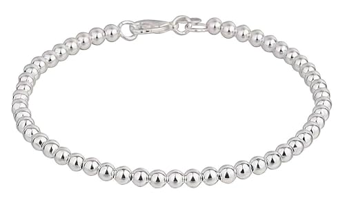Armband for Damen, 4 mm runde Perlenkette, Armbänder for Frauen, Hochzeit, Wild Armband for Damen, 4 mm runde Perlenkette, Armbänder for Frauen, Hochzeit, Wild von GIAYEU