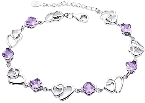Armband for Damen, Armband for Frauen, Doppelherz-Zirkonia-Armband, feminines Geschenk Armband for Damen, Armband for Frauen, Doppelherz-Zirkonia-Armband, feminines Geschenk von GIAYEU