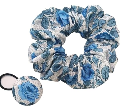 Große Haarbänder, Haargummis for Frauen, Haargummis, 2 Stück, doppellagiges Spitzen-Haarband, doppellagige elastische Haargummis, Kopfbedeckung(Blue) von GIAYEU