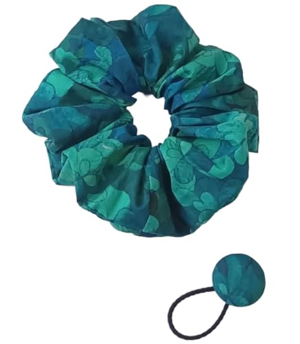Große Haarbänder, Haargummis for Frauen, Haargummis, 2 Stück, doppellagiges Spitzen-Haarband, doppellagige elastische Haargummis, Kopfbedeckung(Green) von GIAYEU