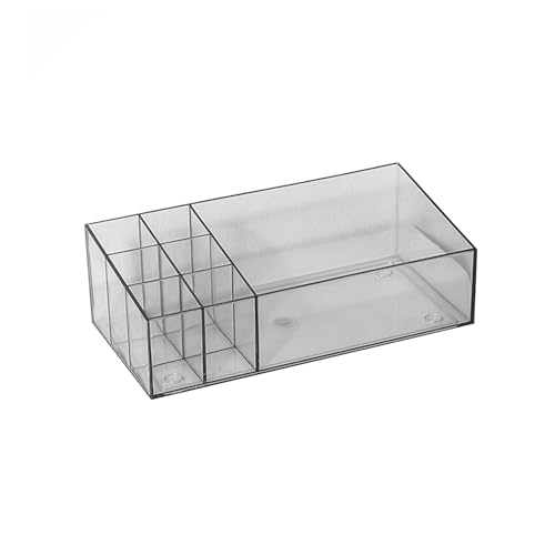 GIBZ Lippenstift Organizer mit Deckel für Schminktisch Transparenter Lippenstift-Aufbewahrungsbehälter 7 8 9 16 18 24 36 40 Fächer 7 Slot von GIBZ