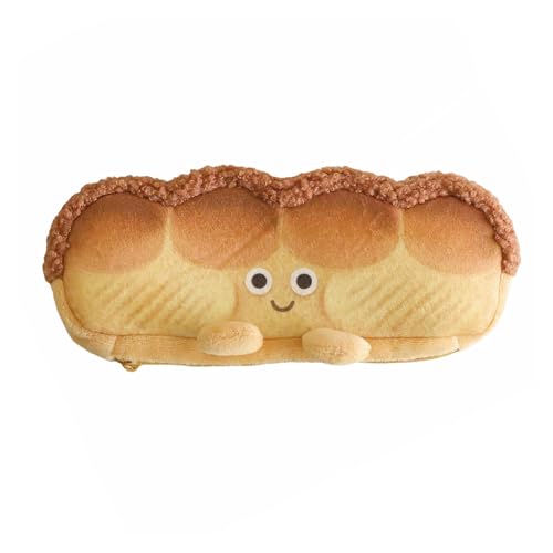 GIBZ Plüsch Federmäppchen Toast Süße Mäppchen Einzigartige Winter Stifteköcher für Büro Und Studenten Schreibwaren Organizer Toast 1 23x10cm GIBZ Plüsch Federmäppchen Toast Süße Mäppchen Einzigartige Winter Stifteköcher für Büro Und Studenten Schreibwaren Organizer Toast 1 23x10cm von GIBZ