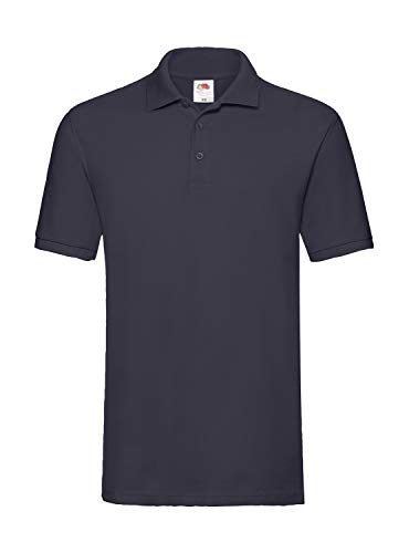 GIDUTEX 2er Pack Polo Premium von Fruit of The Loom (DE/NL/SE/PL, Alphanumerisch, XXL, Regular, Regular, Deep Navy) von GIDUTEX