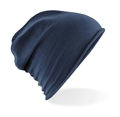GIDUTEX Beanie Slouch leichte und weiche Mütze Unisex (Navy) von GIDUTEX