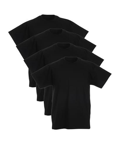 GIDUTEX Kinder Tshirts by Fruit of The Loom Original T Unisex 4er Pack 104 116 128 140 152 164 von GIDUTEX