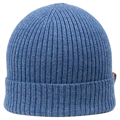 GIESSWEIN Beanie Lugauer - Merino Mütze mit Umschlagrand, Damen & Herren Umschlag Cap aus 85% Merinowolle, Unisex Herbst & Winter Strickmütze, one Size von GIESSWEIN