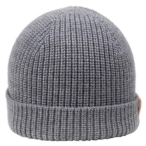 GIESSWEIN Cap Grimming - Merino Beanie mit Umschlagrand, Damen & Herren Umschlag Mütze aus Merinowolle, Unisex Strickmütze, Dockermütze von GIESSWEIN