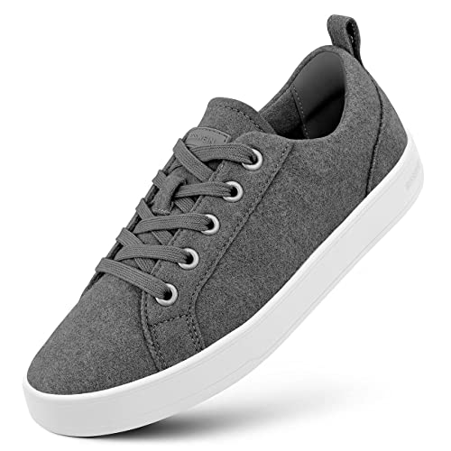 GIESSWEIN Cashmere Sneaker Men - Kaschmir Herren Schuhe, Platform Freizeitsneaker mit Eva Sohle, Atmungsaktive Wollfilz Freizeitschuhe mit feinster Kaschmirwolle von GIESSWEIN