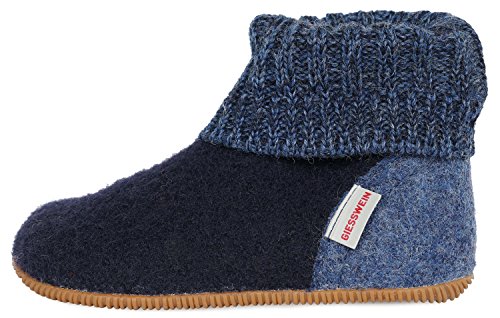 Giesswein Unisex Kinder Wildpoldsried Kids Hohe Hausschuhe, Ocean 588, 36 EU von GIESSWEIN