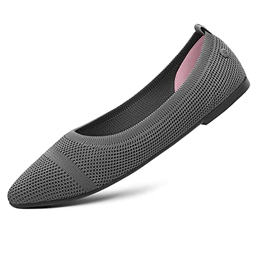 Giesswein Eco Ballerinas 2.0 - Spitze Damen Ballerina, Eleganter Sommerschuh aus recyceltem PET, Komfortable Slipper, Ballet Flats Pointy von Giesswein