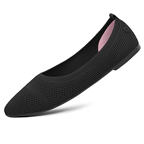 Giesswein Eco Ballerinas 2.0 - Spitze Damen Ballerina, Eleganter Sommerschuh aus recyceltem PET, Komfortable Slipper, Ballet Flats Pointy von Giesswein
