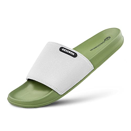 GIESSWEIN Eco Slide Men - Herren Badeschuhe, rutschfeste Sommer Pantoletten, Leichte Bade-Slippers von GIESSWEIN