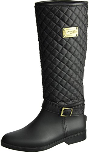 GIESSWEIN Zirndorf, Gummistiefel Damen, Schwarz 022, 39 EU von Giesswein
