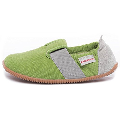 GIESSWEIN Söll - Slim Fit, Flache Hausschuhe Unisex Kinder, Gras 467, 29 EU von GIESSWEIN