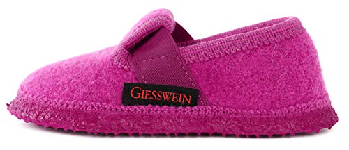 GIESSWEIN Unisex Kinder Türnberg Flache Hausschuhe, Beere 376, 26 EU von GIESSWEIN