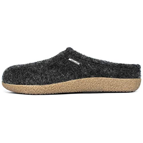 GIESSWEIN Unisex Veitsch Pantoffeln, Anthrazit 029, 42 EU von GIESSWEIN