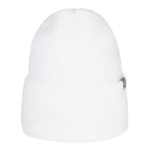 GIESSWEIN Highbeanie Floning - Mütze Herren & Damen leicht & weich, Wintermütze Damen mit hohen Bund, Haube Herren einfarbig, Mütze Damen mit Bündchen, Strickmütze aus Polyacryl, Unisex One Size von GIESSWEIN