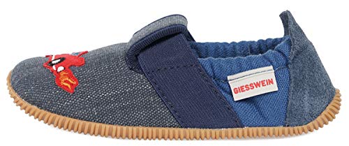 GIESSWEIN Jungen Schutz Niedrige Hausschuhe, Blau (Dk.Blau 548) von GIESSWEIN