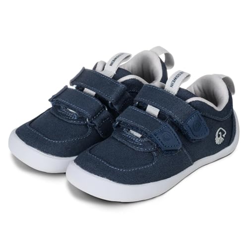 GIESSWEIN Kids Barefoot Canvas – Atmungsaktive Kinderschuhe mit breiter Zehenbox und praktischem Klettverschluss von GIESSWEIN