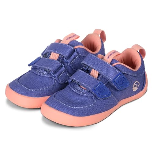 GIESSWEIN Kids Barefoot Canvas – Atmungsaktive Kinderschuhe mit breiter Zehenbox und praktischem Klettverschluss von Giesswein