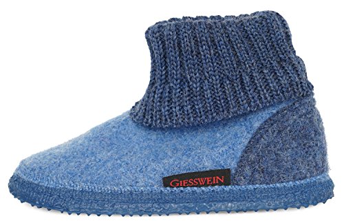 GIESSWEIN Kramsach Kids, Hüttenschuhe Unisex Kinder, Capriblau 547, 31 EU von GIESSWEIN