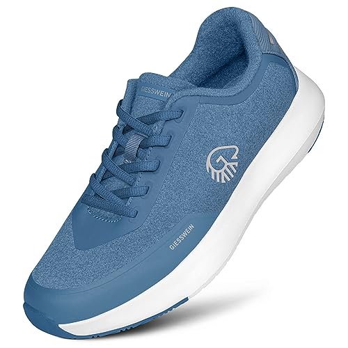 GIESSWEIN Merino Curve Sneaker Herren - atmungsaktive Turnschuhe zum barfuss tragen, Bequeme Herren-Schuhe leicht, leichte Sommerschuhe & Sneakers Men von GIESSWEIN