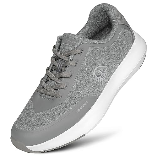 GIESSWEIN Merino Curve Sneaker Herren - atmungsaktive Turnschuhe zum barfuss tragen, Bequeme Herren-Schuhe leicht, leichte Sommerschuhe & Sneakers Men von GIESSWEIN