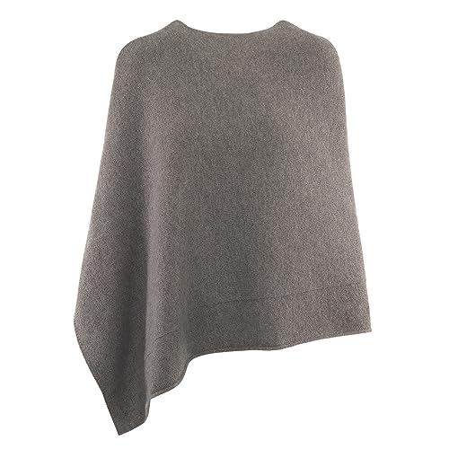 Giesswein Merino Lambswool Poncho - Damen Feinstrick Überwurf aus Merinowolle, Wool Cape, Frauen Strick Cardigan, XXL Umhängetuch von Giesswein