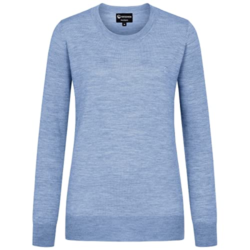 GIESSWEIN Merino Pullover Damen Light Rundhals - 100% feinste Merino Lammwolle, Strickpullover Damen elegant, dünne Wollpullover Damen Herbst & Winter von GIESSWEIN