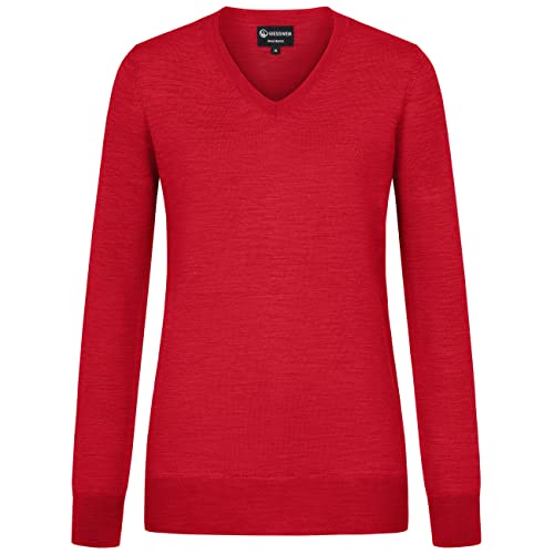 GIESSWEIN Merino Pullover Damen Light V Neck - 100% feinste Merino Lammwolle, Strickpullover Damen elegant, dünne Wollpullover Damen Herbst & Winter von GIESSWEIN