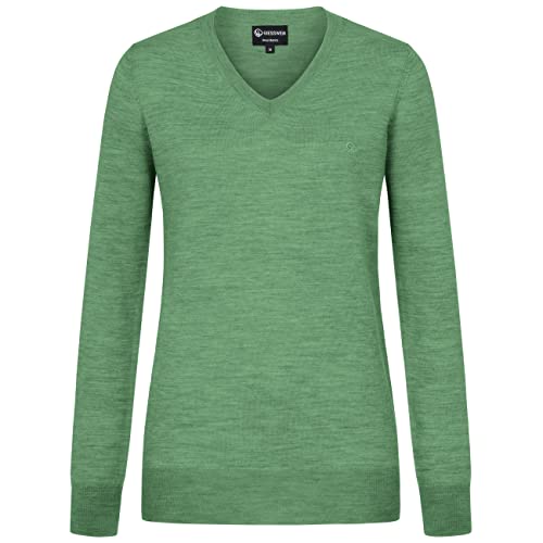 GIESSWEIN Merino Pullover Damen Light V Neck - 100% feinste Merino Lammwolle, Strickpullover Damen elegant, dünne Wollpullover Damen Herbst & Winter von GIESSWEIN