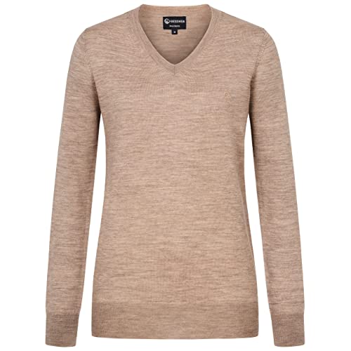 GIESSWEIN Merino Pullover Damen Light V Neck - 100% feinste Merino Lammwolle, Strickpullover Damen elegant, dünne Wollpullover Damen Herbst & Winter von GIESSWEIN