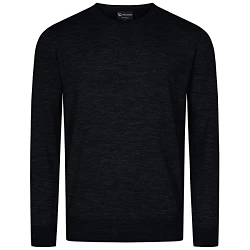 GIESSWEIN Merino Pullover Herren Light Rundhals - 100% feinste Merino Lammwolle, Strickpullover Herren Langarm, Business Casual Winterpullover Herren von GIESSWEIN