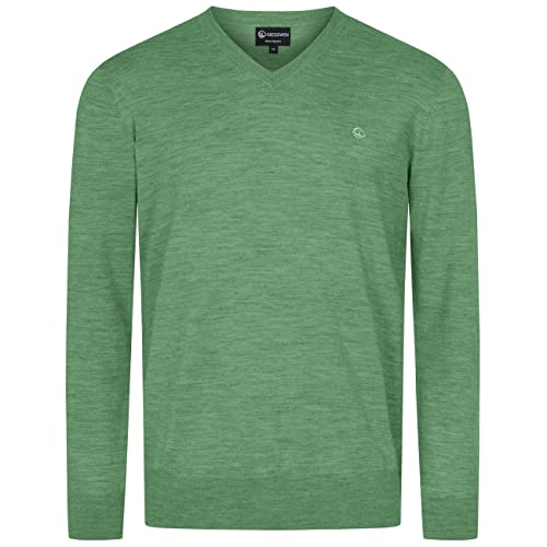 GIESSWEIN Merino Pullover Herren Light V Neck - 100% feinste Merino Lammwolle, Wollpullover Herren V Ausschnitt, ideal für Business & Freizeit von GIESSWEIN