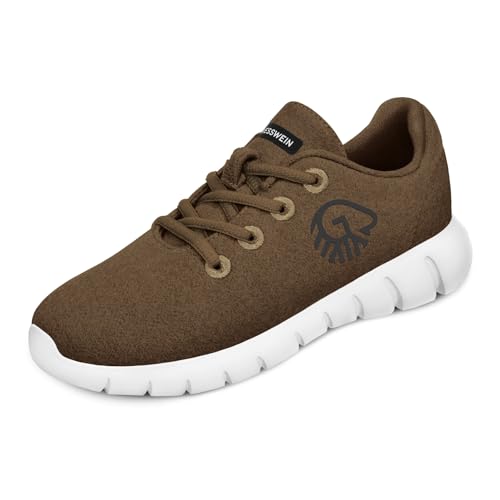 GIESSWEIN Merino Runners Men atmungsaktiv - Herren Sneaker für gesunden Gang - Bequeme leichte Arbeitsschuhe, ideal für Pflegeberufe - Freizeitschuhe von GIESSWEIN