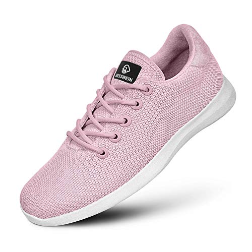 GIESSWEIN Merino Wool Knit Women - Atmungsaktive Sneaker aus Merino Wool 3D Stretch, Leichte Damen Freizeit Schuhe mit Wechsel-Fußbett von GIESSWEIN