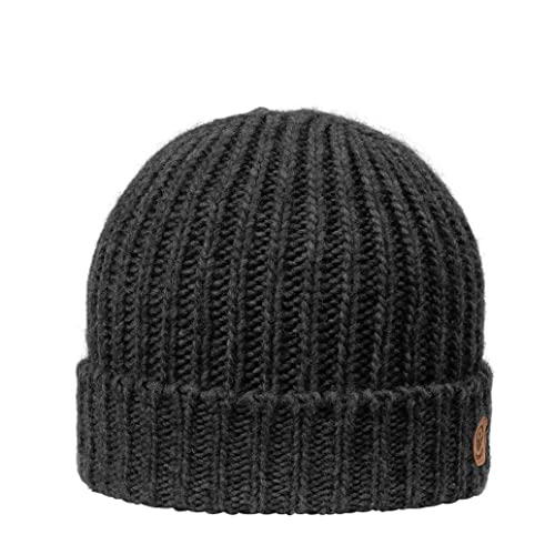 GIESSWEIN Mütze Altenberg - Merino Beanie für Damen & Herren, Winter Umschlag-Mütze aus Merinowolle, Warme Unisex Strickmütze mit Krempe von GIESSWEIN