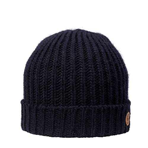 GIESSWEIN Mütze Altenberg - Merino Beanie für Damen & Herren, Winter Umschlag-Mütze aus Merinowolle, Warme Unisex Strickmütze mit Krempe von GIESSWEIN