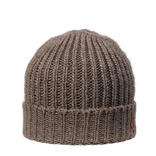 GIESSWEIN Mütze Altenberg - Merino Beanie für Damen & Herren, Winter Umschlag-Mütze aus Merinowolle, Warme Unisex Strickmütze mit Krempe von GIESSWEIN