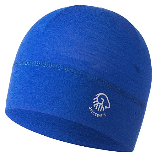 GIESSWEIN Mütze Gamsstein - Sportmütze aus 100% Merino Wolle, Damen & Herren Bike Cap, Sports Skull Merino Beanie, Leicht, dünn, bequem & helmkompatibel, Helm Unterziehmütze von GIESSWEIN
