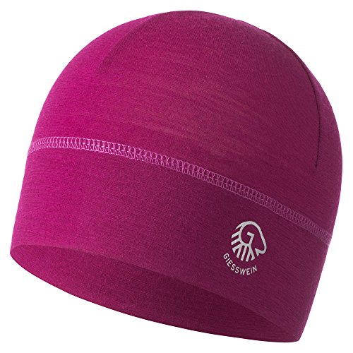 GIESSWEIN Mütze Gamsstein - Sportmütze aus 100% Merino Wolle, Damen & Herren Bike Cap, Sports skull merino beanie, Leicht, dünn, bequem & helmkompatibel, Helm Unterziehmütze von GIESSWEIN