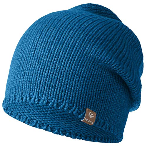 GIESSWEIN Mütze Hohloh - Leichte Strickmütze für Damen & Herren, Long Slouch Beanie aus Merinowolle, Unisex Merino Wollmütze, One Size von GIESSWEIN