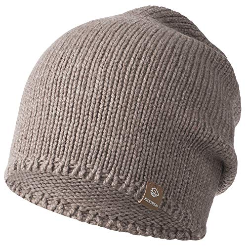 GIESSWEIN Mütze Hohloh - Leichte Strickmütze für Damen & Herren, Long Slouch Beanie aus Merinowolle, Unisex Merino Wollmütze, One Size von GIESSWEIN