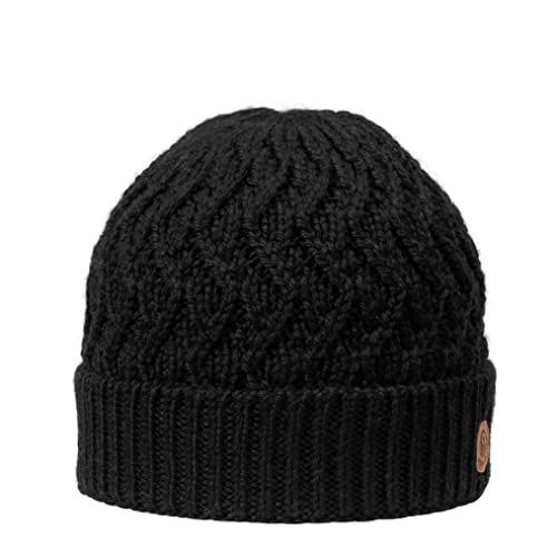 GIESSWEIN Mütze Rauhkopf - Merino Beanie für Damen & Herren, Winter Umschlag-Mütze aus Merinowolle, Warme Unisex Strickmütze mit Krempe von GIESSWEIN