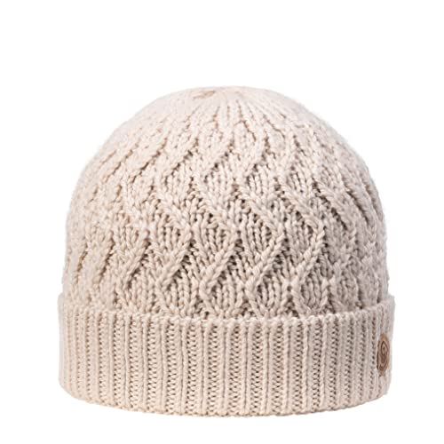 GIESSWEIN Mütze Rauhkopf - Merino Beanie für Damen & Herren, Winter Umschlag-Mütze aus Merinowolle, Warme Unisex Strickmütze mit Krempe von GIESSWEIN