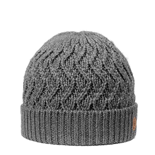 GIESSWEIN Mütze Rauhkopf - Merino Beanie für Damen & Herren, Winter Umschlag-Mütze aus Merinowolle, Warme Unisex Strickmütze mit Krempe von GIESSWEIN