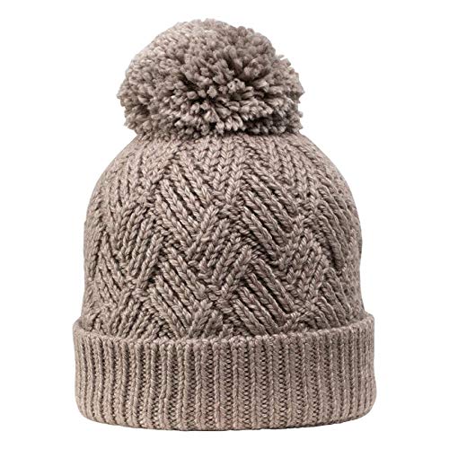 GIESSWEIN Mütze Setzberg - Gefütterte Wintermütze aus Merinowolle, Strickmütze mit Bommel & Krempe, Unisex Beanie, Merino Wool Cap von GIESSWEIN