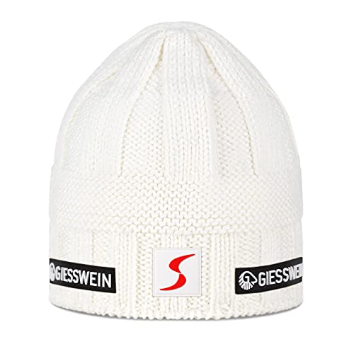 GIESSWEIN ÖSV Cap Obersberg - Merino Mütze mit Fleece Innenfutter, Ski Austria Beanie, Damen & Herren Strickmütze aus Merinowolle, Warm gefütterte Skimütze, Unisex Wintermütze von GIESSWEIN