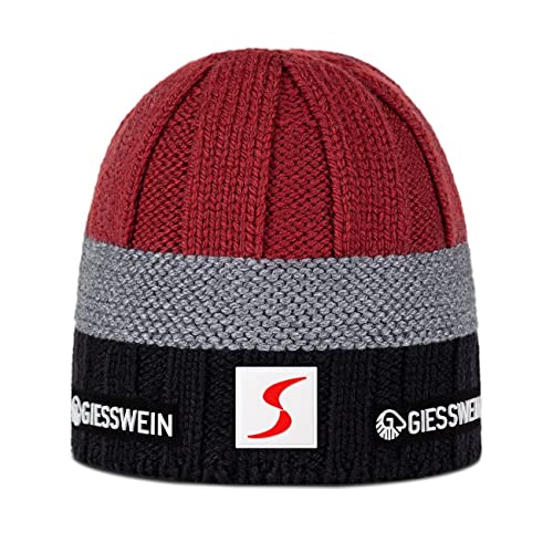 GIESSWEIN ÖSV Cap Patscherkofel - Merino Mütze mit Fleece-Innenfutter, Ski Austria Beanie, Damen & Herren Strickmütze aus Merinowolle, Warm gefütterte Skimütze, Unisex Wintermütze von GIESSWEIN