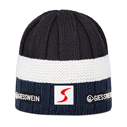 GIESSWEIN ÖSV Cap Patscherkofel - Merino Mütze mit Fleece-Innenfutter, Ski Austria Beanie, Damen & Herren Strickmütze aus Merinowolle, Warm gefütterte Skimütze, Unisex Wintermütze von GIESSWEIN